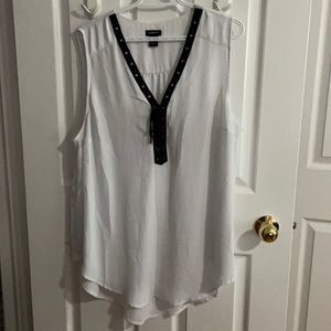 Torrid Lace-Up Tank, Size 2X, Worn Once
